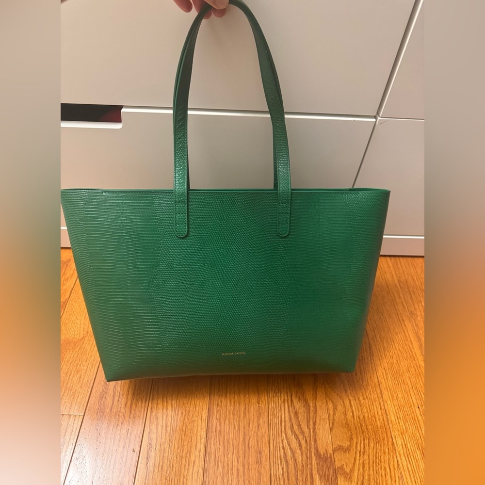 Mansur Gavriel Emerald Leather Handbag for women’s